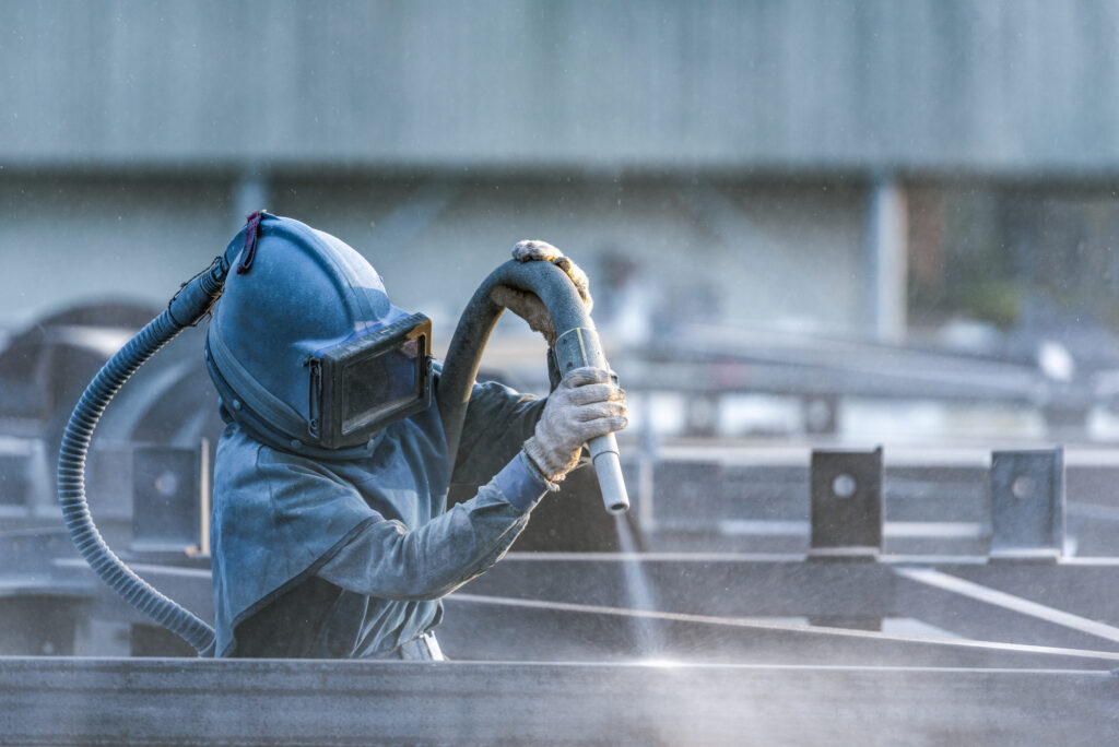 Sandstrahlen für Metalle